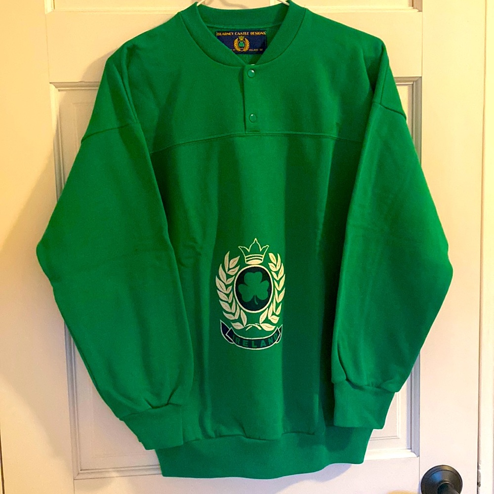 IRELAND sweatshirt, Size M Unisex; St Patrick's Day ready